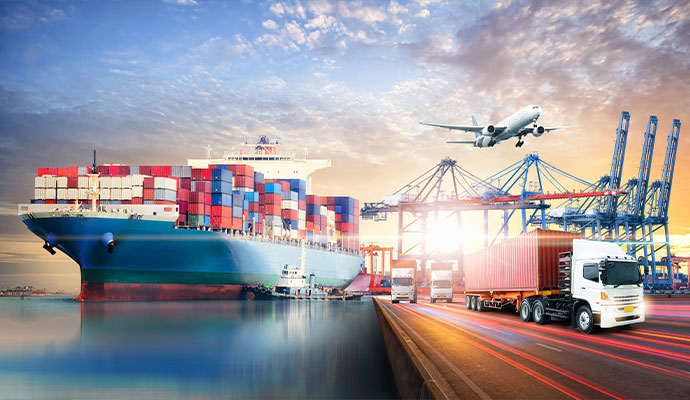 We manage global logistics reliably