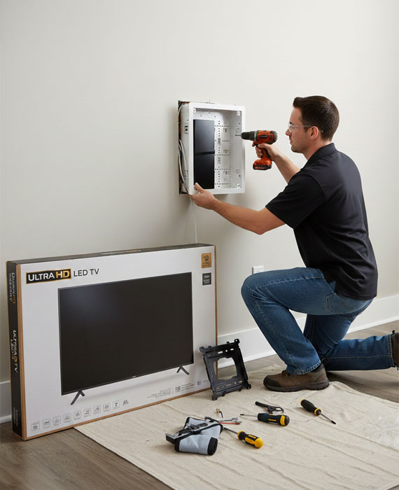 Media box installation for smart tv setup