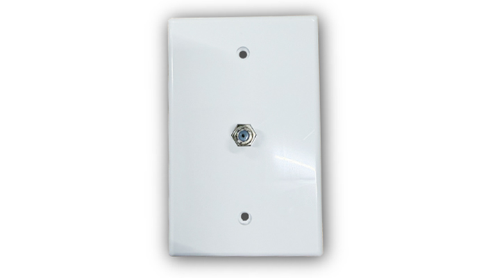 Coax Wall Plate Midi, Ultra White, UL