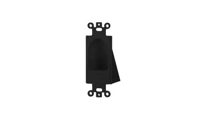 Reverse Nose Decor Insert, Black