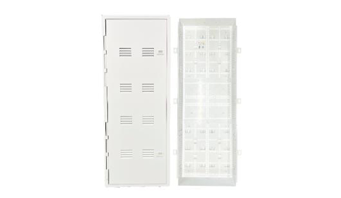 42 in. Plastic Enclosure with Deep Vented Hinged Door packaged as one unit