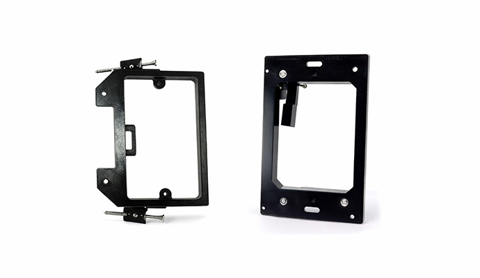 Low voltage mounting brackets